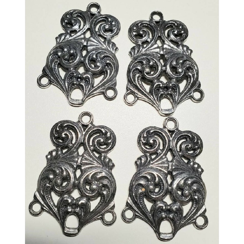 Vintage Norwegian TINN-PER Cloak/Sweater Clasps