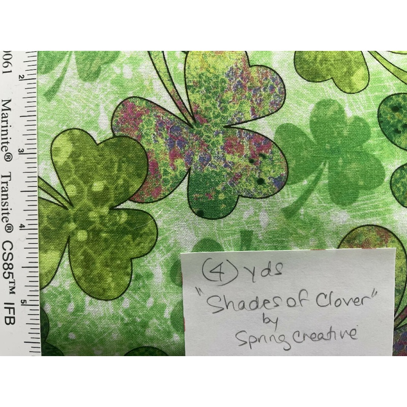 4yds ofShades of Clover by Springs Creative