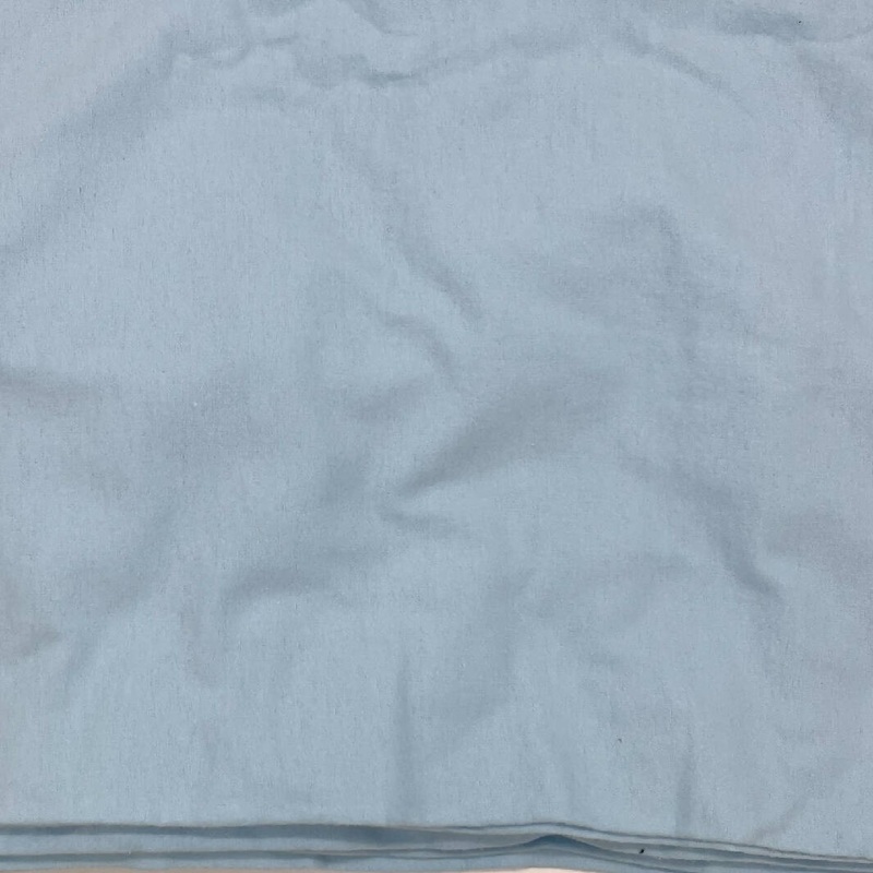 Baby Blue Cotton Quilting Flannel - 4 Yds