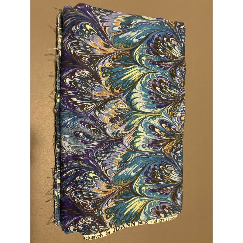 Blue/Purple Swirl Fabric