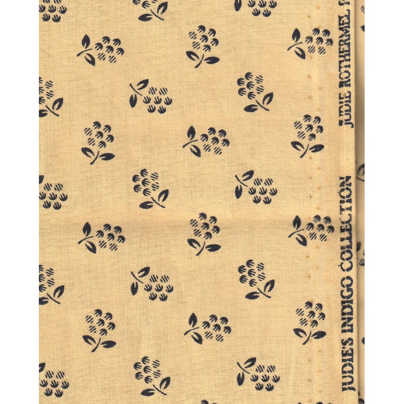 FABRIC Judies Indigo Collection 7/8 yard #35c