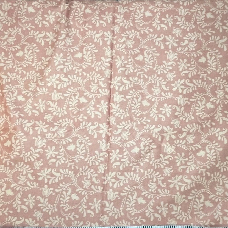 Pink and Peach Quilting Cotton "Bird Song" by Yuko Hasegawa - Yardage