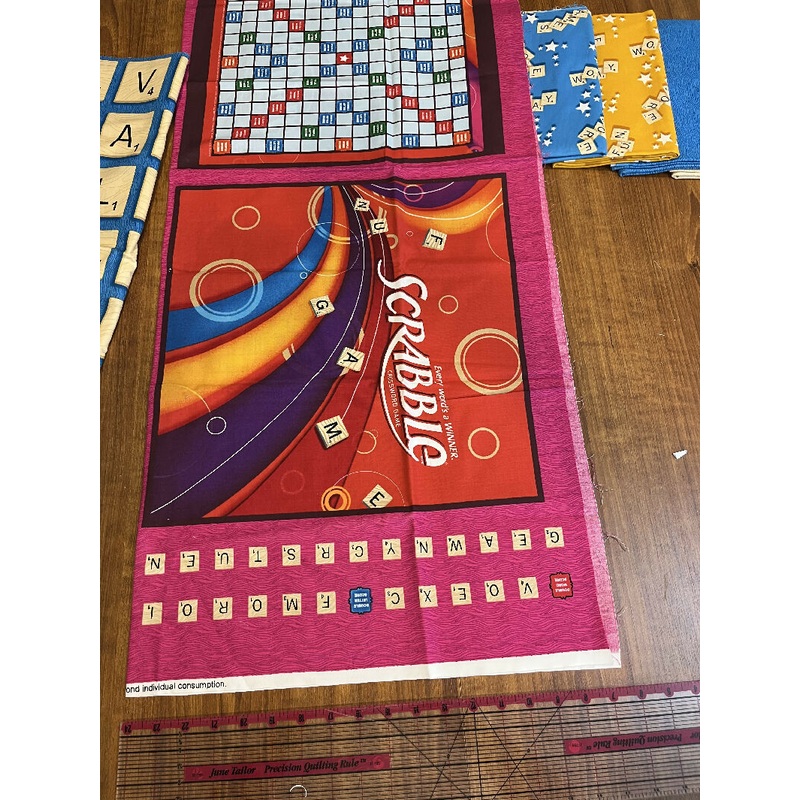Scrabble FABRIC