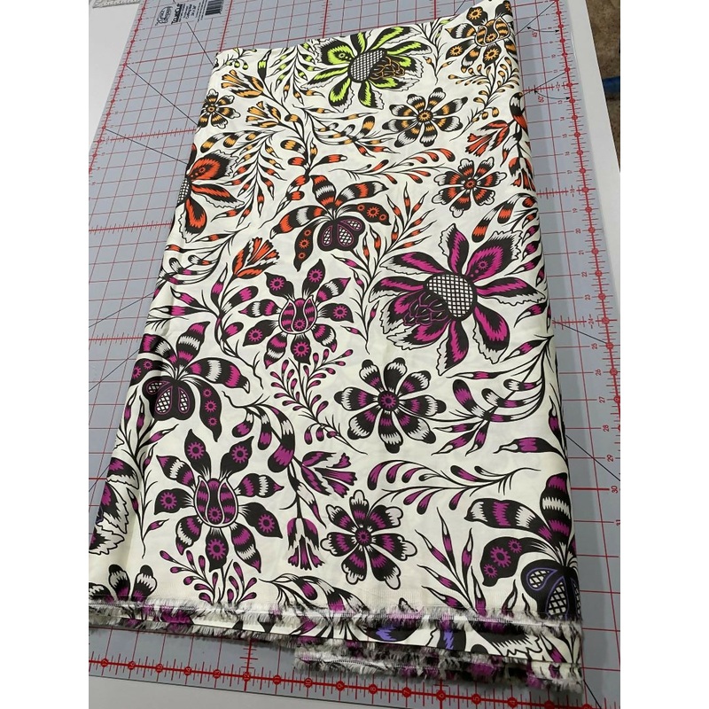 Tula Pink ROAR! Super Wild Vine Mist 3 yards minus 1/4" 100% cotton sateen