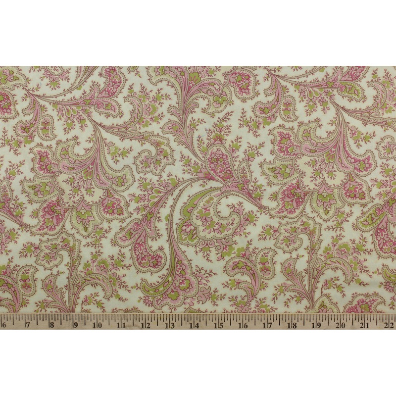 Benartex Maladar Fabric in Ivory in 108" Width Quilt Backing
