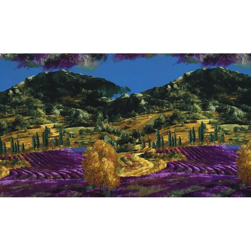FABRIC Panel Lavender Hills 24" X 44"