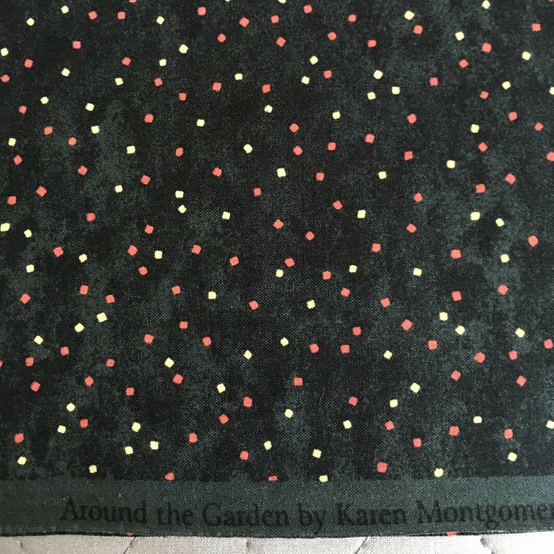 FABRIC Polka Dot Mini on Black 3 Different Prints 3+ yards