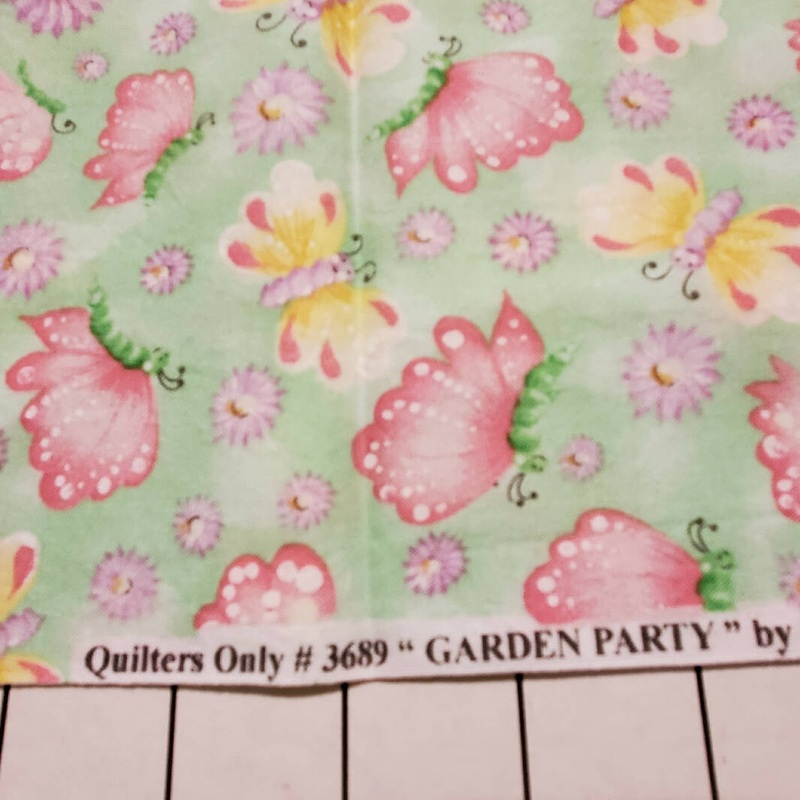 Garden Party Donna Dewberry #"3689 Quilter's Only 21.5 x 4 yds