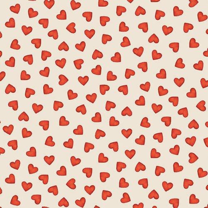 Off the Leash Red Hearts