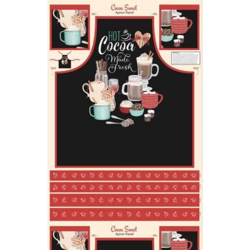 p109 Cocoa Sweet Multi Apron Panel