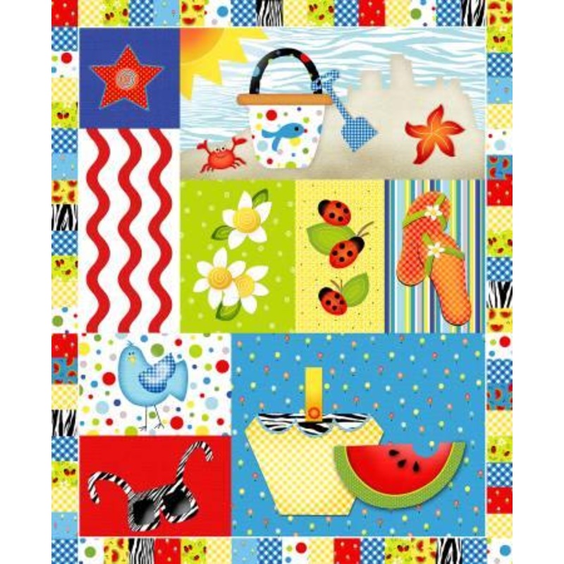 P137 Multi Celebrate Summer Panel 36in