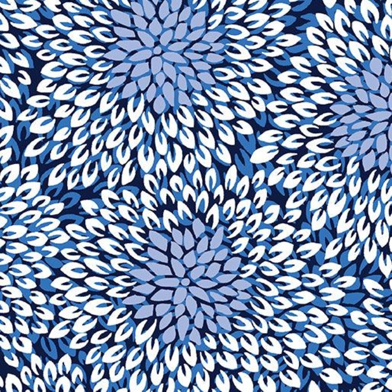 Rhapsody Darling Dahlia Navy/White
