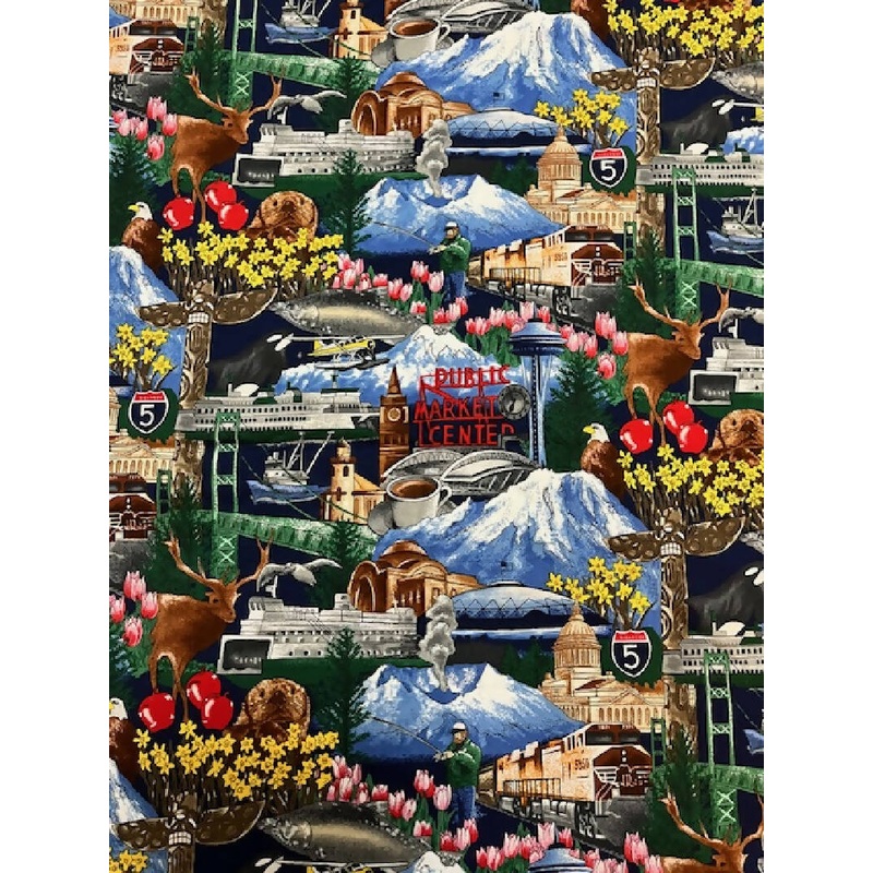 SEATTLE WASHINGTON novelty print