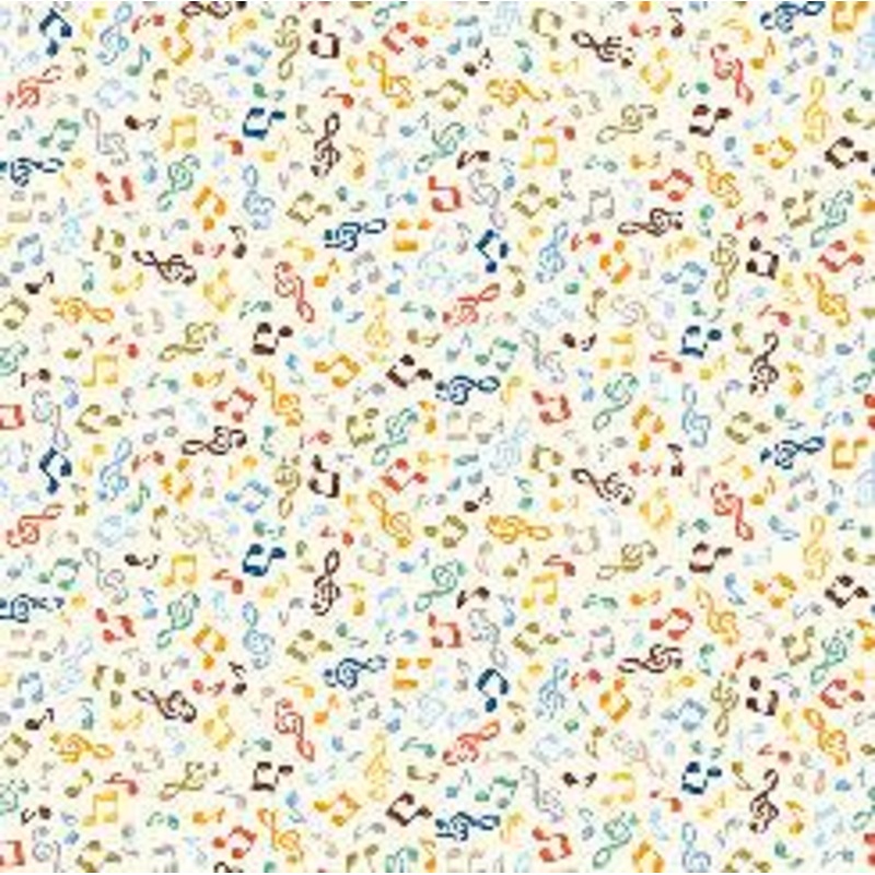 Songs Of Faith MUSICAL NOTES Cream