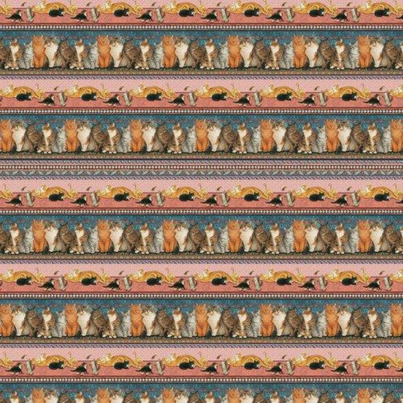 Sophisti-Cats Cat Border Stripe