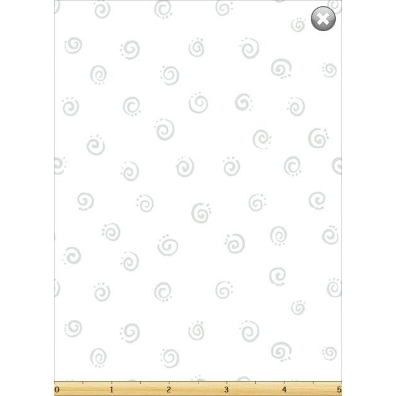 Squiggles White Swirls