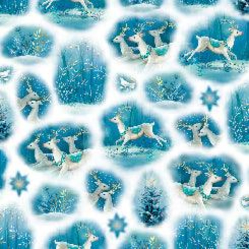 Winter Wishes REINDEER VIGNETTES