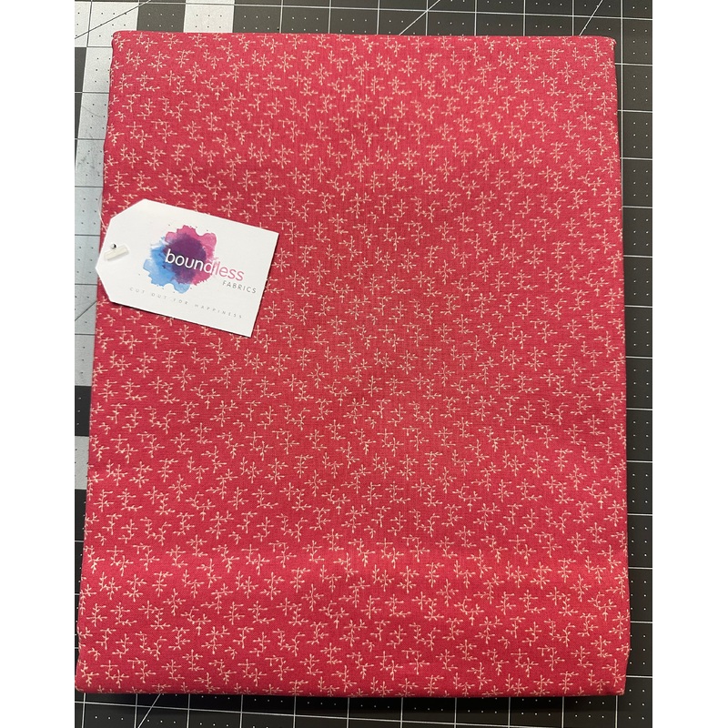 $25 Whole 4 Yard Cut -Pink Leaves- Boundless FH