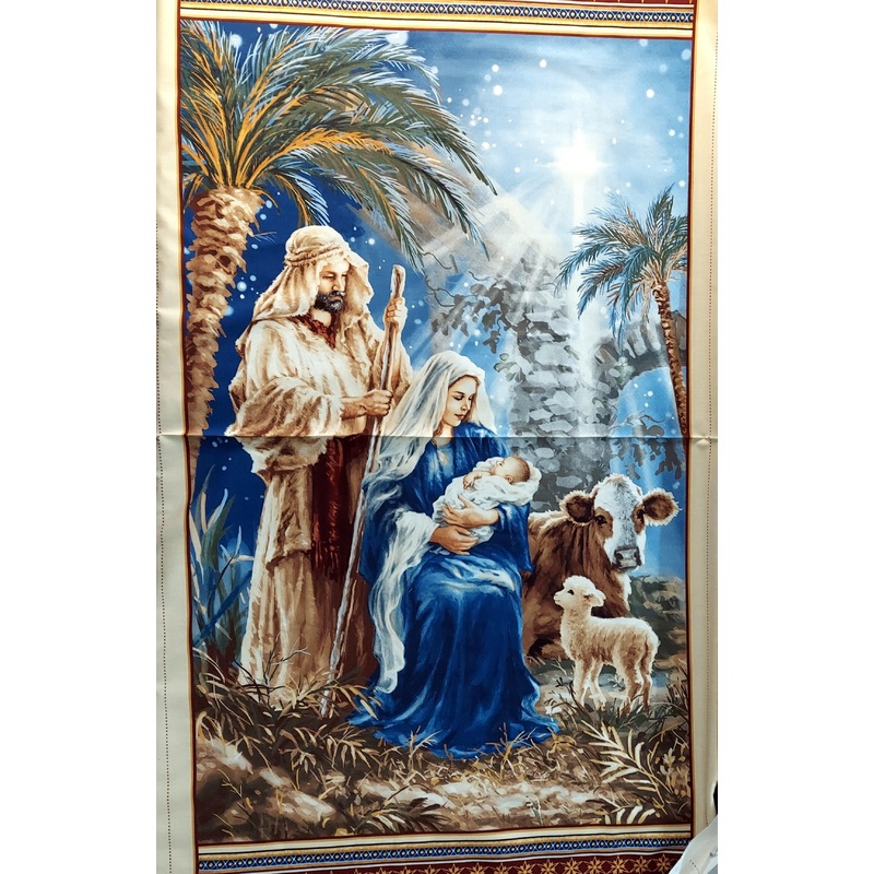 Dona Blue C6011 PANEL 23 1/2" x 44" Timeless Treasures