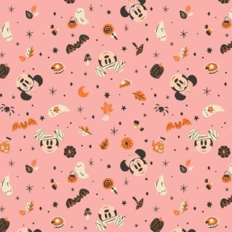 Mickey and Friends Pink Pastel Halloween
