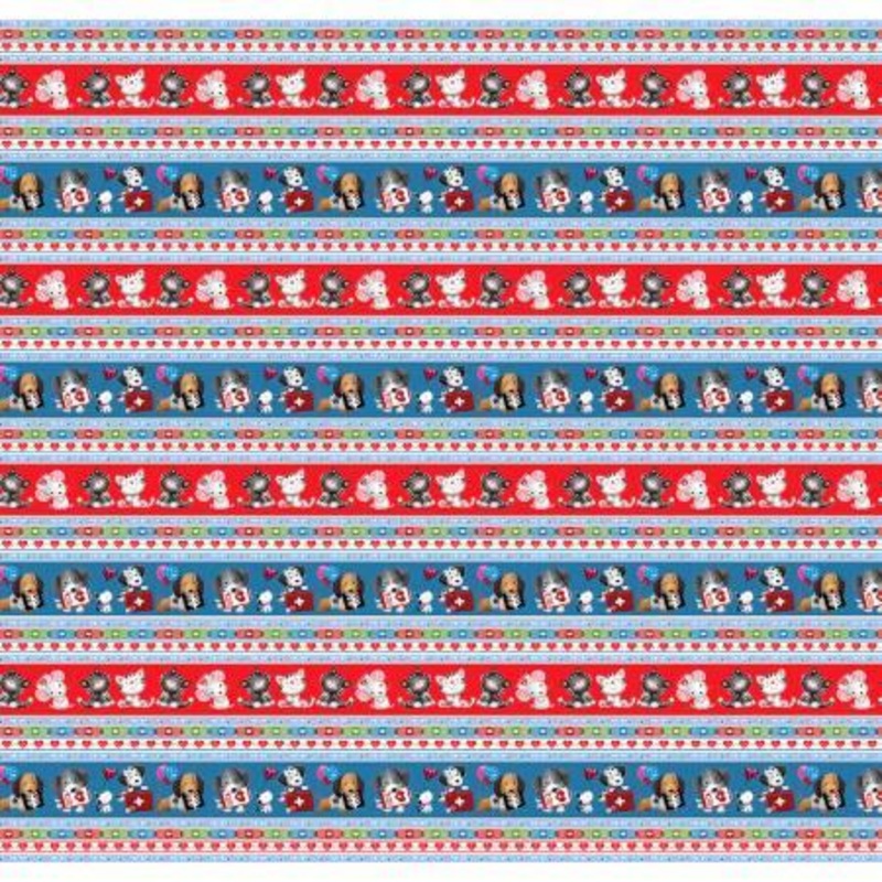 Multi Border Stripe Big Hugs
