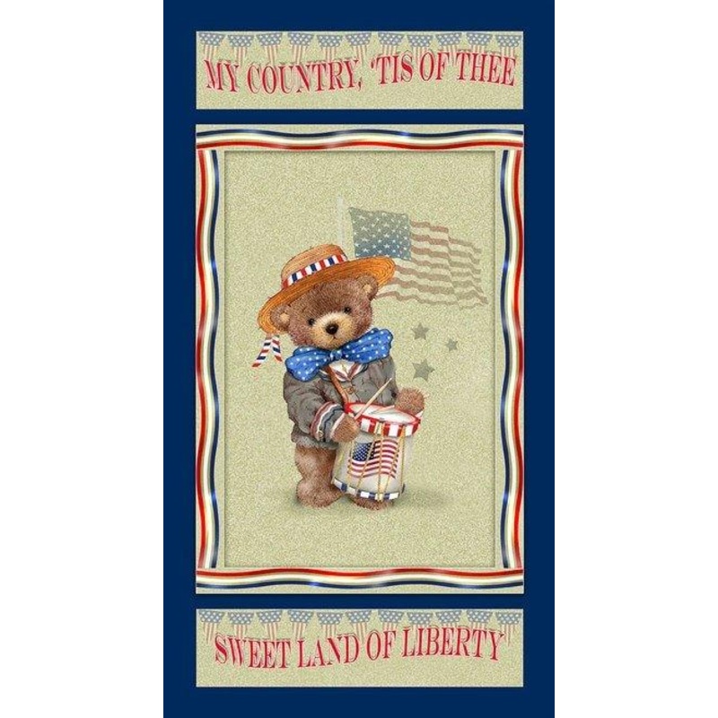 P030 Teddy's America Teddy Panel