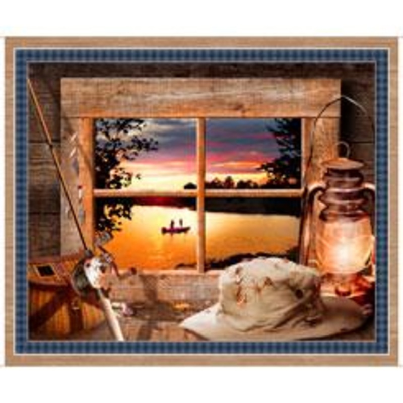 P126 Artworks XX Sunset Lake Panel Multi