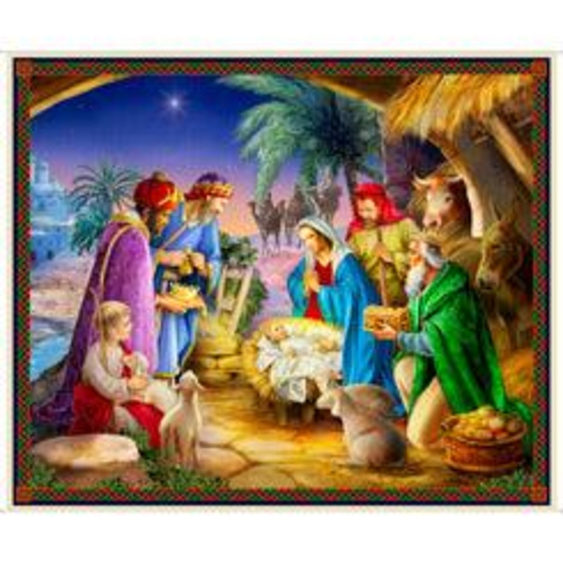 p141 The Nativity NATIVITY PANEL MULTI