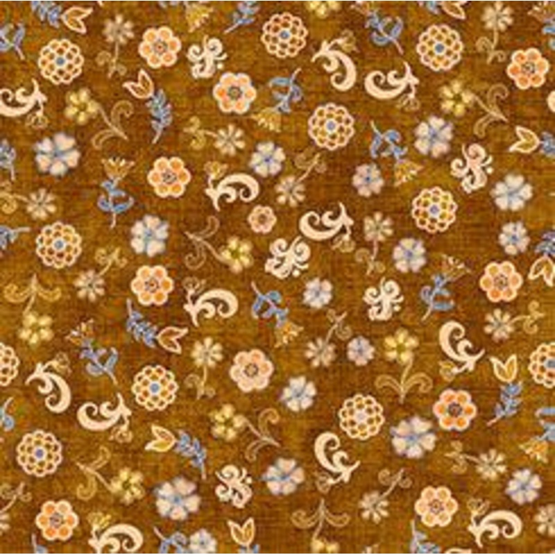 Prairie Dreams TOSSED FLORAL Rust