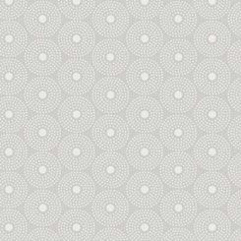 Quilting Illusions CIRCLE DOT GRAY