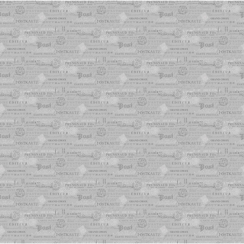 SCENTED GARDEN DARK GRAY Script