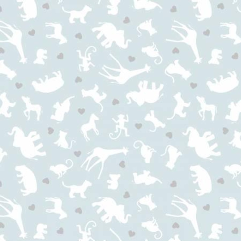 Special Delivery Blue animals and hearts