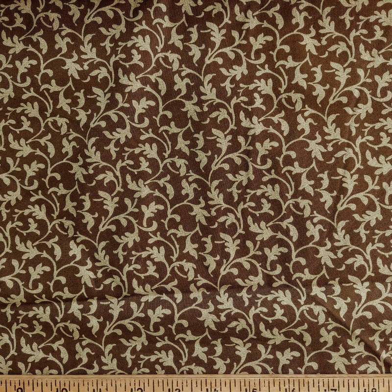 Timeless Treasures Fleur C9463 Olive Spv