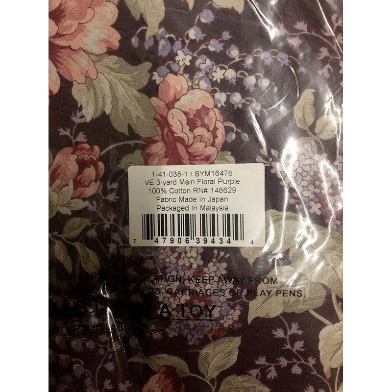 Vintage Estates Main Floral Purple