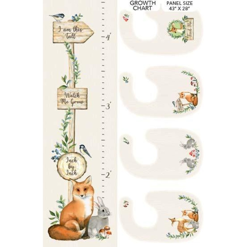 WATCH ME GROW CREAM MULTI Chart & Bib