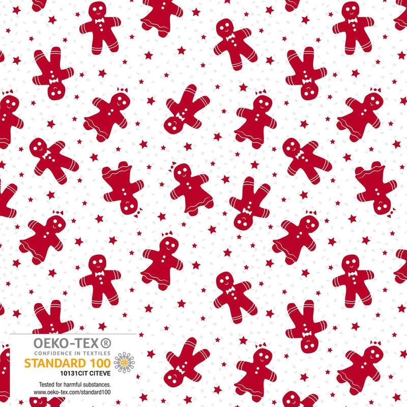 Winter Stories Red and White Gingerbread