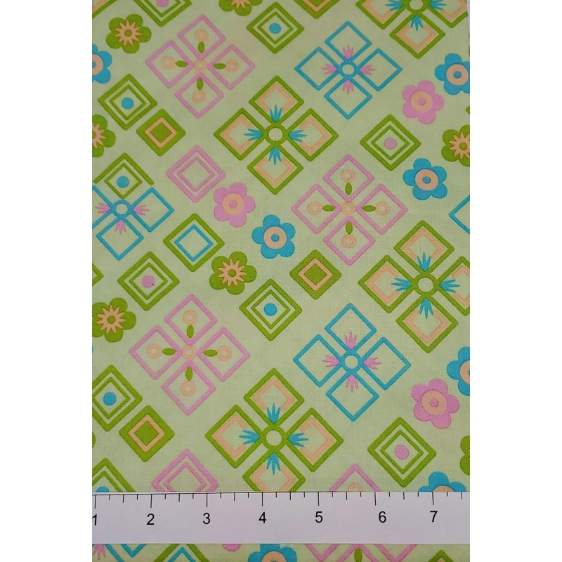 Wonderland Squares Lime