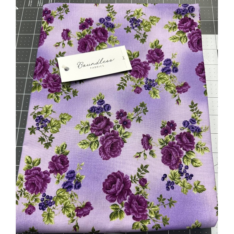 $20 Whole 3 Yard Cut - Blooms Violet- Boundless FH