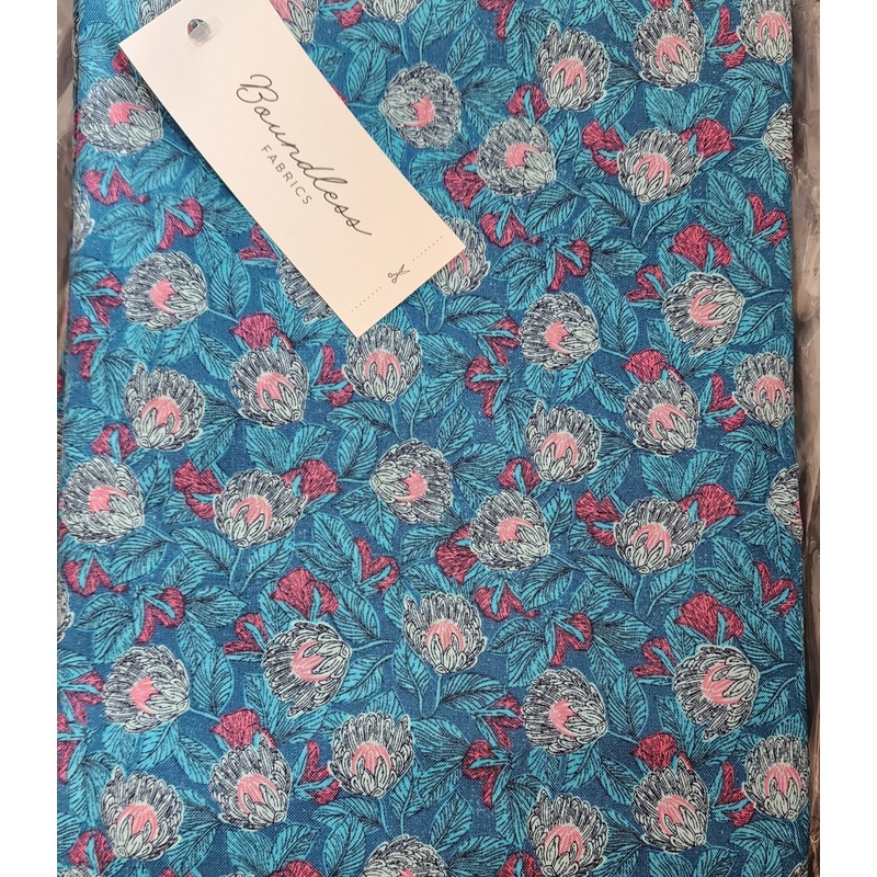 $25 Whole 4 Yard Cut - Bloom Azure - Boundless FH