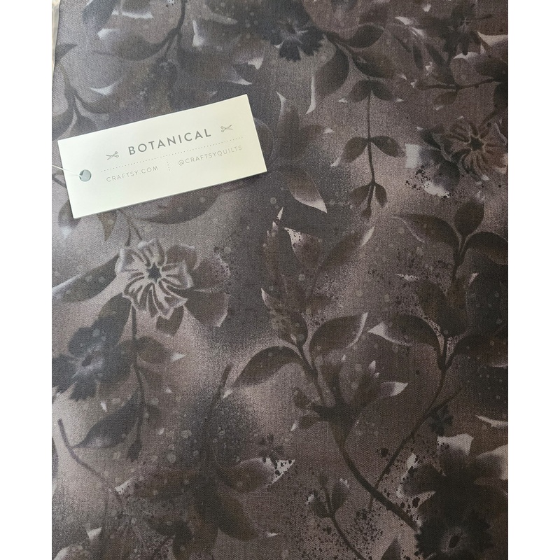 $25 Whole 4 Yard Cut - Graphite Floral - Boundless FH