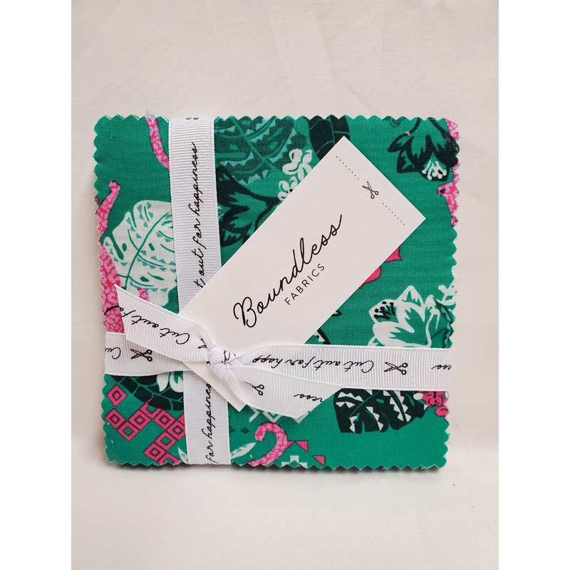 42 pieces Charm Pack - Boundless Lush Collection - 5 in x 5 in FH