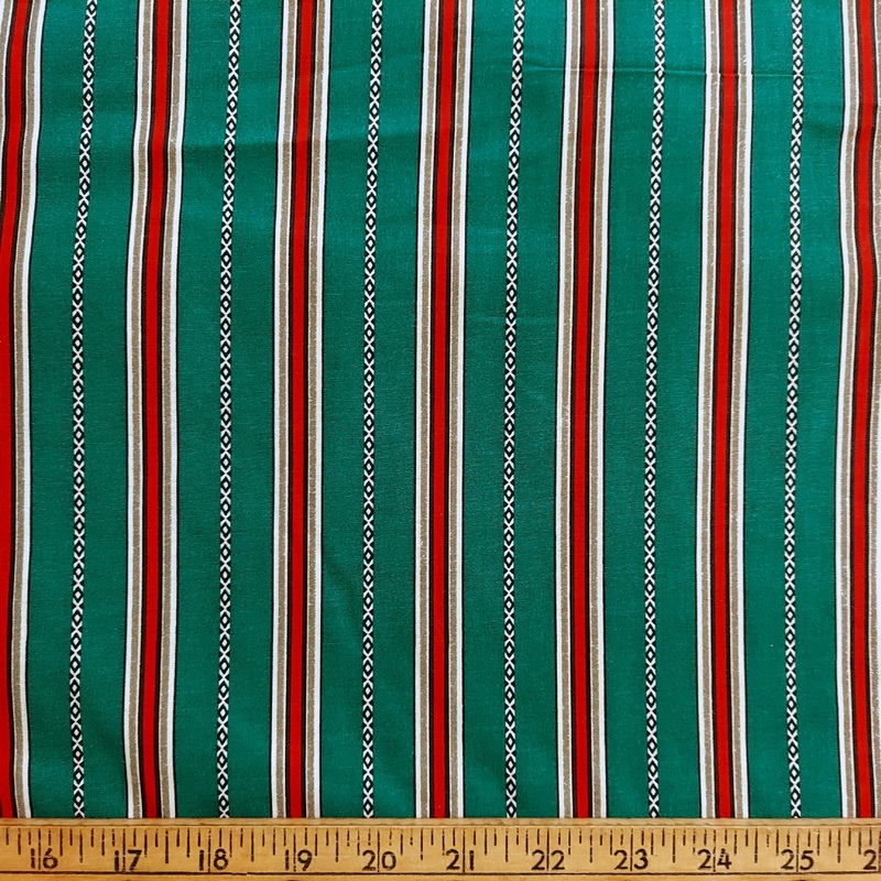 Concord House Green Stripe by Joan Kessler