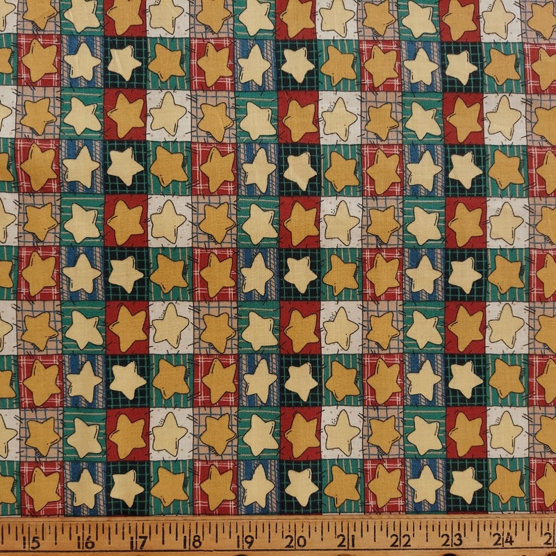 Fabric Traditions Just Be Cuz 5382Y Stars