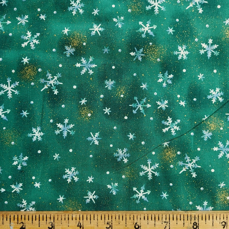 Maywood Studio On a Winter's Night Green by Kathryn Schmitz