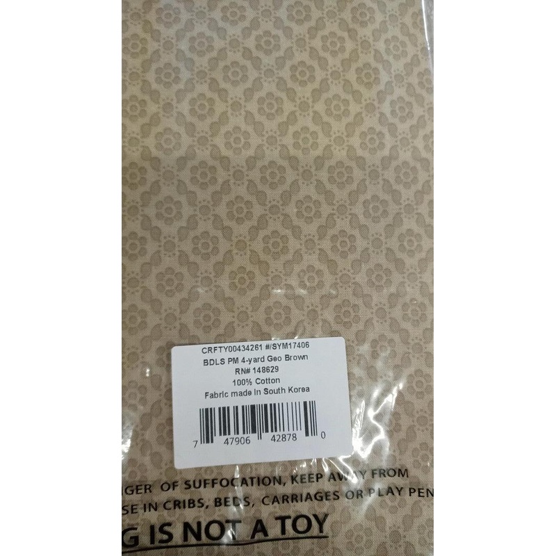Posy Meadows Geometric Brown