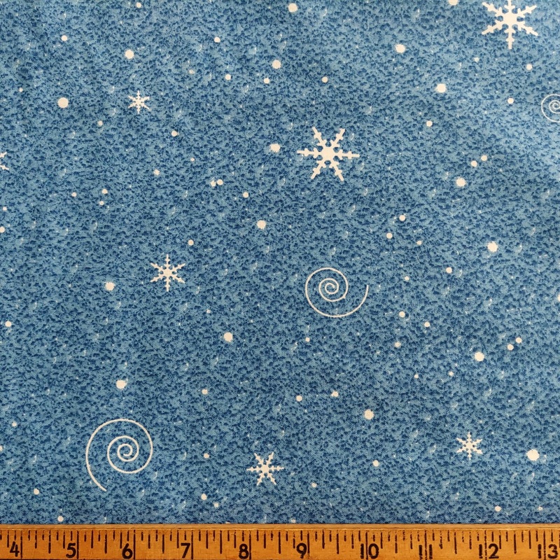 SPX Fabrics Winter Forest Friends Dark Blue