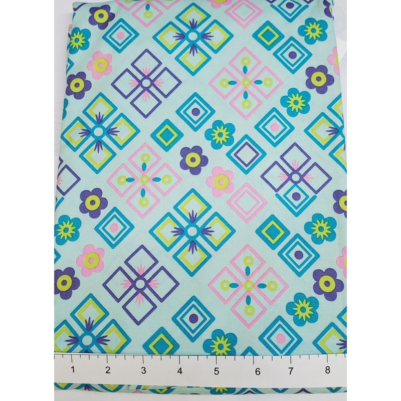Wonderland Squares Aqua