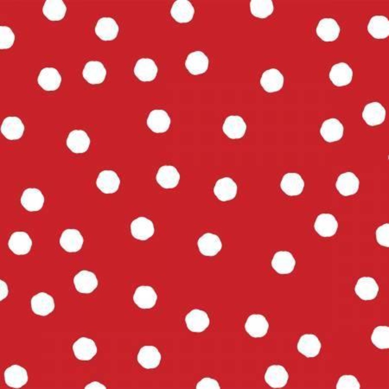 Loralie Designs Red White Jumbo Dots