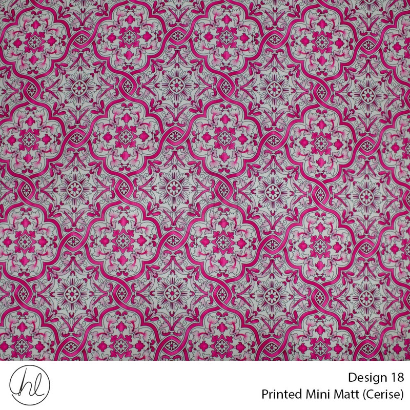 Mini Mat Prt Flower Sml fabric