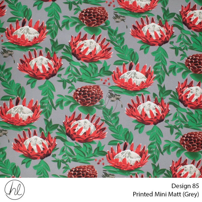 Mini Mat Prt Protea/Pine fabric